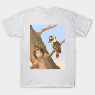 Kookaburra Watercolour Painting T-Shirt